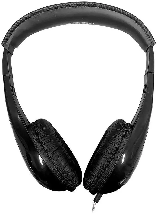 Alt view image 3 of 4 - HamiltonBuhl Motive8 Mid-Sized Multimedia Headphone with in-line Volume Control , Black