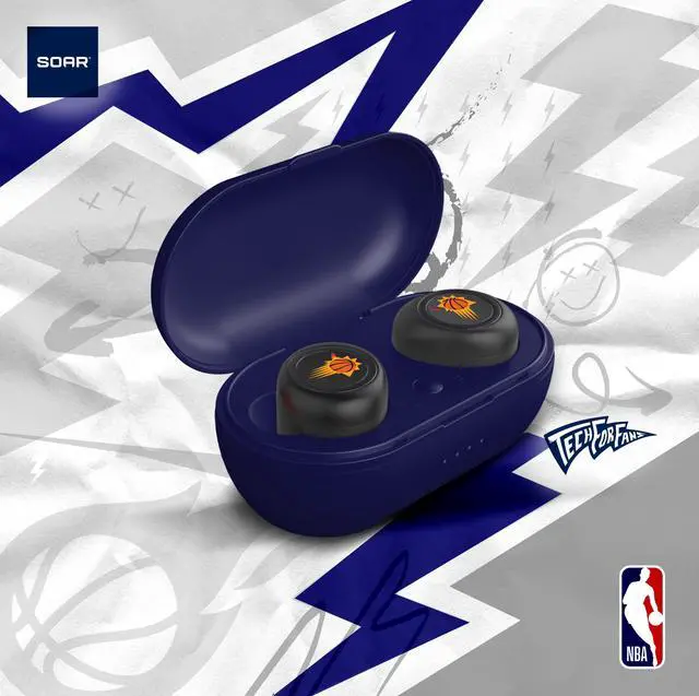 Alt view image 4 of 5 - True Wireless Earbuds V.2,Phoenix Suns