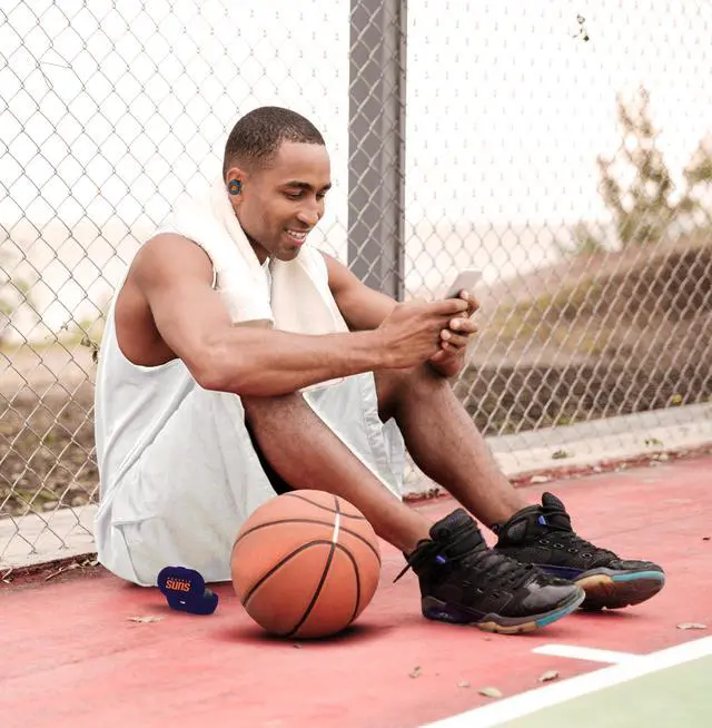 Alt view image 5 of 5 - True Wireless Earbuds V.2,Phoenix Suns