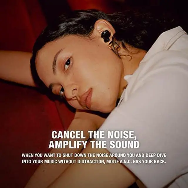 Alt view image 3 of 5 - Marshall Motif True Wireless Noise Canceling Headphones, In Ear, Black