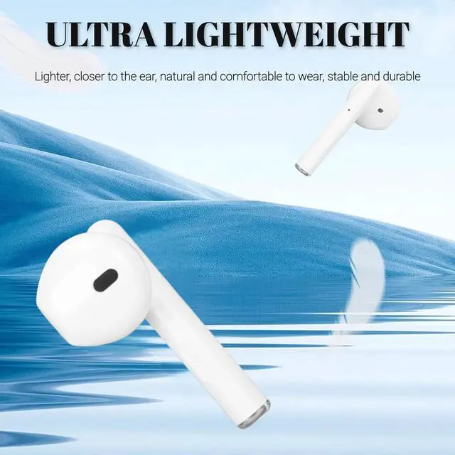 Alt view image 5 of 5 - Noise Cancelling Earbuds, V77 Bluetooth 5.3 in Ear Headphones with 80 Hours Standby, Touch Control Bass Stereo Sports Earbuds with Charging Case & Power Display