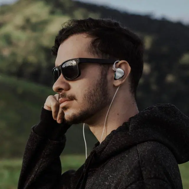 Alt view image 2 of 5 - KZ AST in-Ear Monitor, 12 BA Driver HiFi Earphones, Bass Noise Cancelling Headphones with Detachable 2pin Cable for Audio Engineers Musicians Audiophile