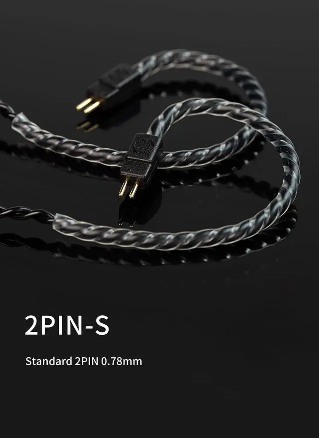 Alt view image 4 of 5 - KBEAR 2 Pin Type C IEM Cable and KZ ZSN Pro Wired Earphones