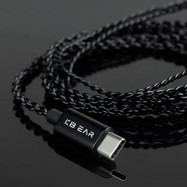 Alt view image 5 of 5 - KBEAR 2 Pin Type C IEM Cable and KZ ZSN Pro Wired Earphones