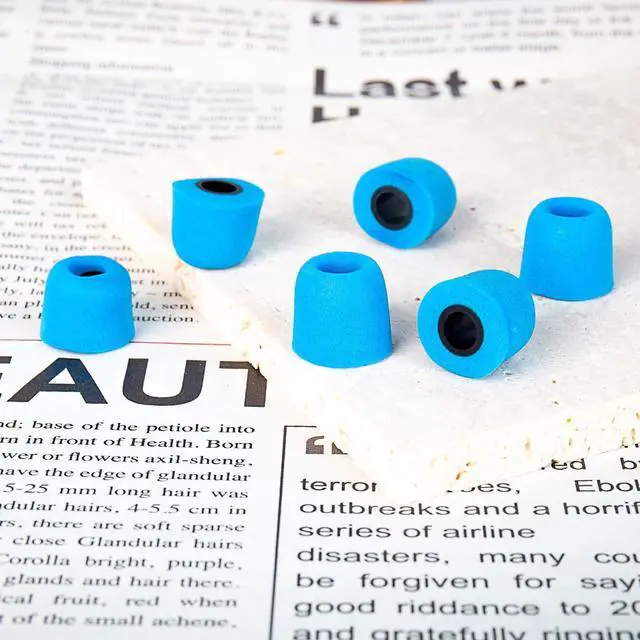 Alt view image 4 of 5 - 4 Pairs Foam Earbud Tips and KZ EDX Pro Gaming Earbuds