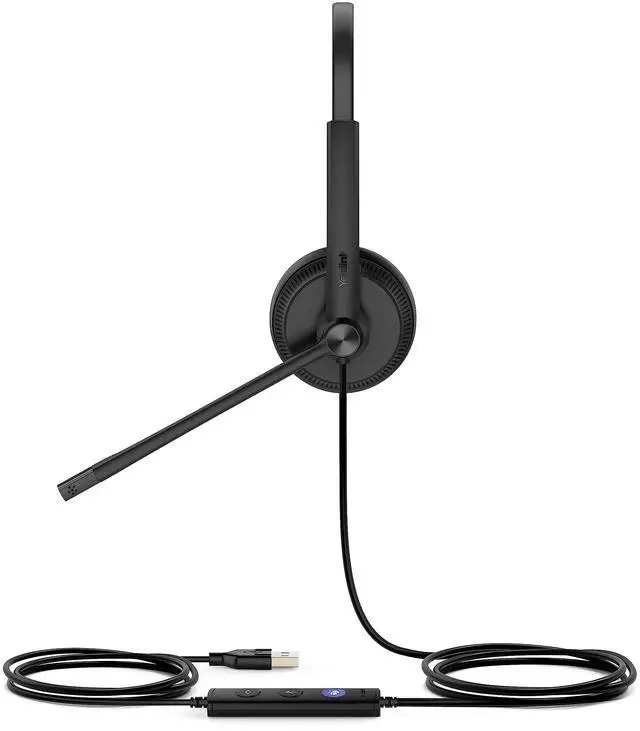Alt view image 3 of 5 - Yealink USB Headset UH34 Dual Teams Black