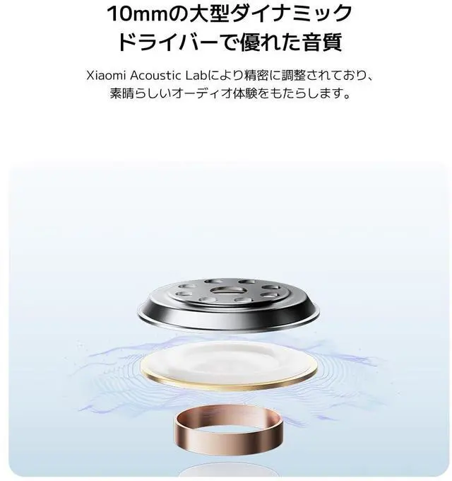 Alt view image 2 of 5 - Xiaomi Redmi Buds 6 Play | 10mm Dynamic Driver | AI Noise Reduction | Up to 36-Hour Battery Life | Bluetooth® 5.4 | Touch Control - Global Version - (Pink)