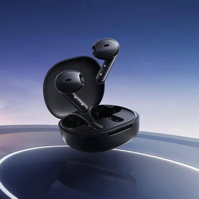 Alt view image 2 of 5 - Xiaomi Redmi Buds 4 Lite TWS Wireless Earbuds, Bluetooth 5.3 Low-Latency Game Headset with AI Call Noise Cancelling, IP54 Waterproof, 20H Playtime, Lightweight Comfort Fit Headphones - (Black)