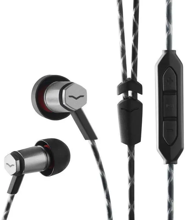 Main image of V-MODA Forza Metallo In-Ear Headphones with 3-Button Remote & Microphone - Apple Devices, Gunmetal Black