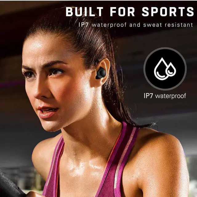 Alt view image 5 of 5 - UrbanX Street Buds Plus for Samsung galaxys Z Fold3 5G - True Wireless Earbuds w/Hands Free Controls (Wireless Charging Case Included) - Black