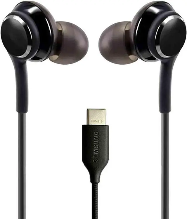 Main image of UrbanX 2021 Earbuds Stereo Headphones for Samsung GalaxyZ Flip3 5G/Z Flip4/Z Fold2 5G/Z Fold3 5G/Z Fold4 Designed by AKG - Braided Cable with Microphone and Volume Remote Type-C Connector