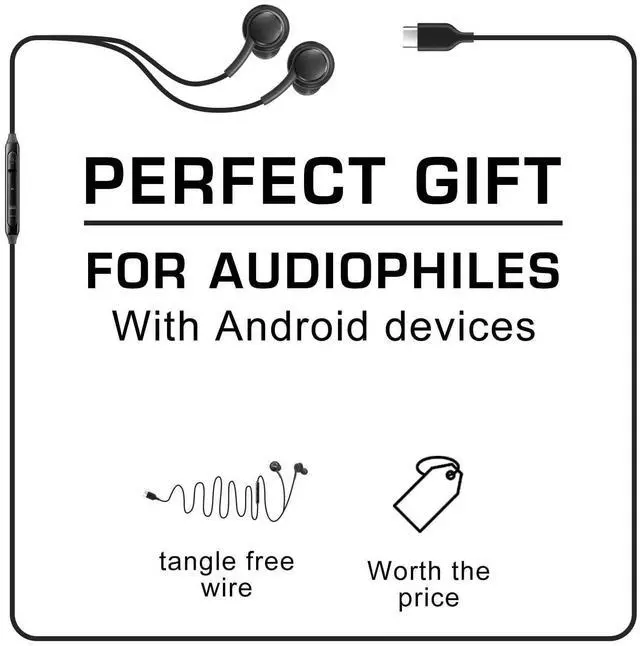 Alt view image 2 of 5 - UrbanX 2021 Earbuds - AKG Designed, Braided Cable with Mic & Volume Remote, Type-C Connector for Galaxy Tab S7 & S7+