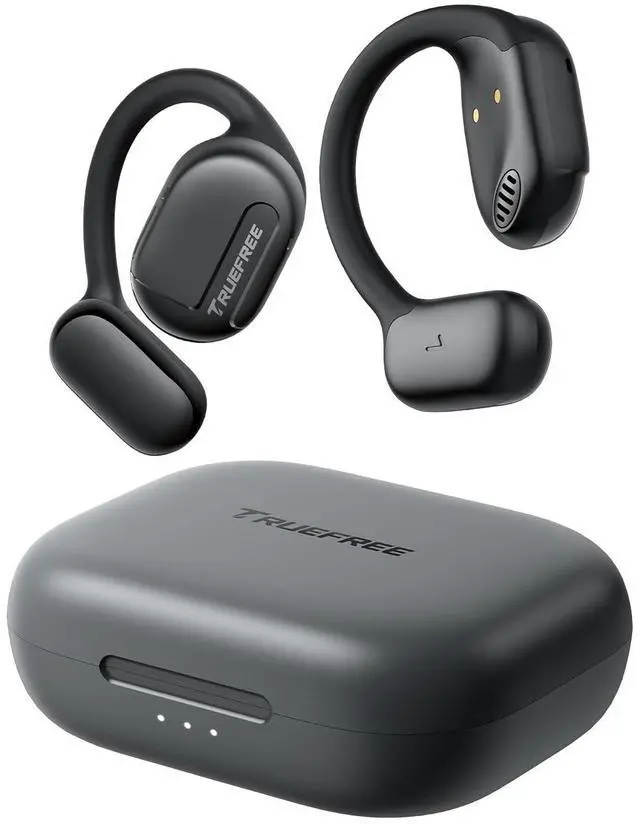 Main image of truefree O1 Open Ear Headphones Bluetooth 5.3 Wireless Open Ear Earbuds with 16.2mm Driver, Immersive Stereo Sound, Noise-Cancellation Mic for Clear Calls, 45H Playtime, for Sports Workout
