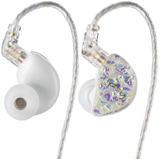 Main image of syeindunce Tipsy X EPZ 10mm LCP+PU 1DD in Ear Monitor Headphones, HiFi Wired Earbud, Ultra-Thin Diaphragm Dynamic Driver IEM Earphones with Dual Magnet and Cavity, 0.78 2Pin Cable (White)