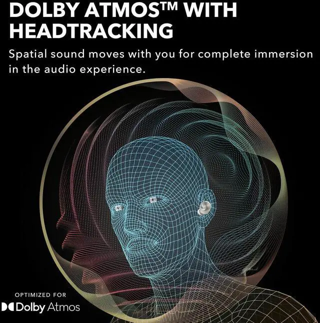 Alt view image 5 of 5 - Technics Reference Class Hi-Fi Wireless Earbuds, Dolby Atmos with Head Tracking, Adaptive Noise Cancelling, 3 Device Multipoint, 10-hr Battery, Wireless Charging, Improved Fit - EAH-AZ100-K (Black)