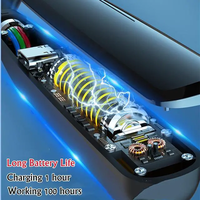 Alt view image 5 of 5 - Bluetooth Headphones,Upgrade Bluetooth 5.3 Wireless Neckband Earbuds Waterproof in-Ear Earphones with Mic,HiFi Stereo Deep Bass Headset 100 Hours Playtime with Digital Display for Running Sport Work