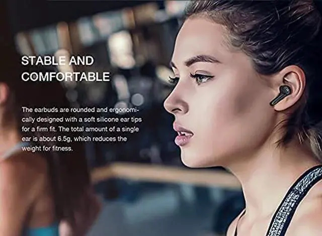 Alt view image 5 of 5 - Spracht Zum Truly Wireless Bluetooth 5 Stereo Earbuds, Black (Zum-BT-TWS-2)