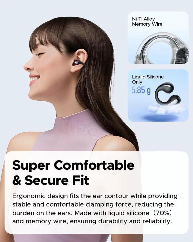 Alt view image 5 of 5 - SoundPEATS PearlClip Pro and Gofree2 Earbuds
