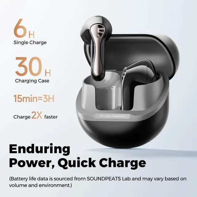 Alt view image 5 of 5 - SoundPEATS Breezy & Air5 Lite Wireless Earbuds