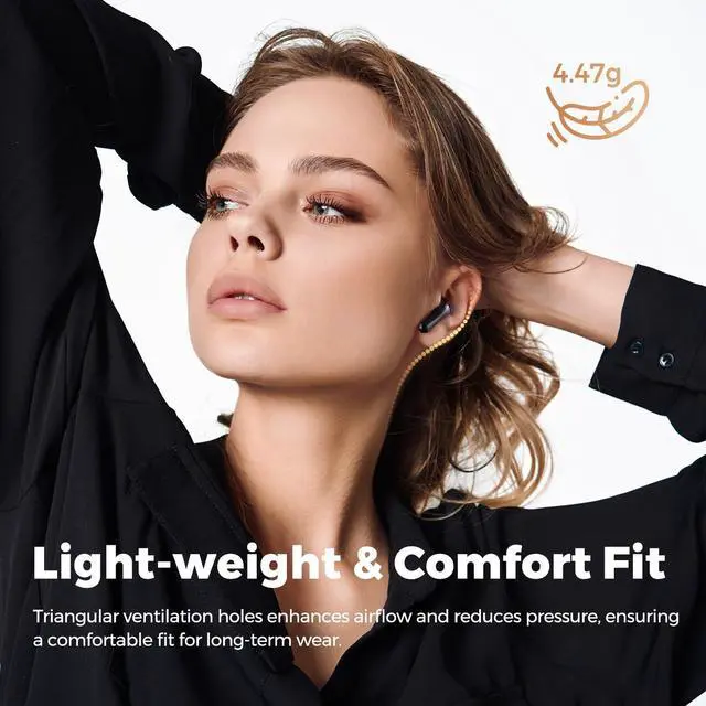 Alt view image 4 of 5 - SoundPEATS Breezy & Air5 Lite Wireless Earbuds
