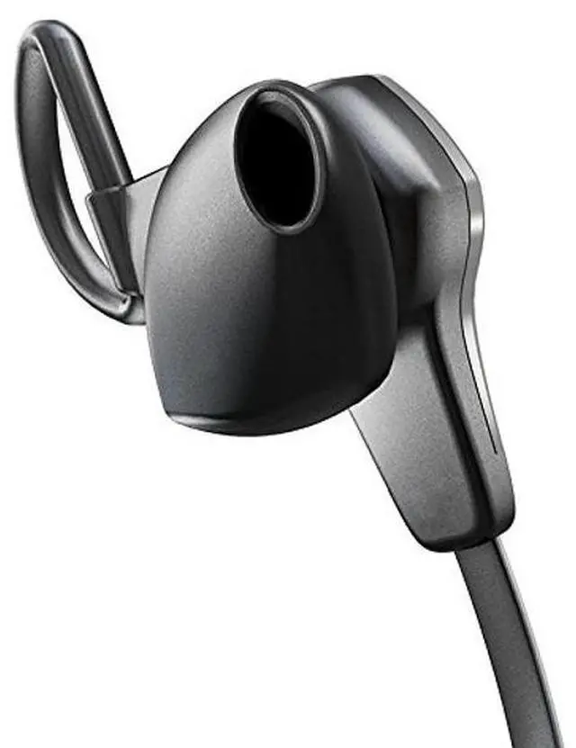Alt view image 4 of 5 - SMS Audio Bio Sport Biometric Wired in-Ear Headphones with Heart Rate Monitor, Black/Grey