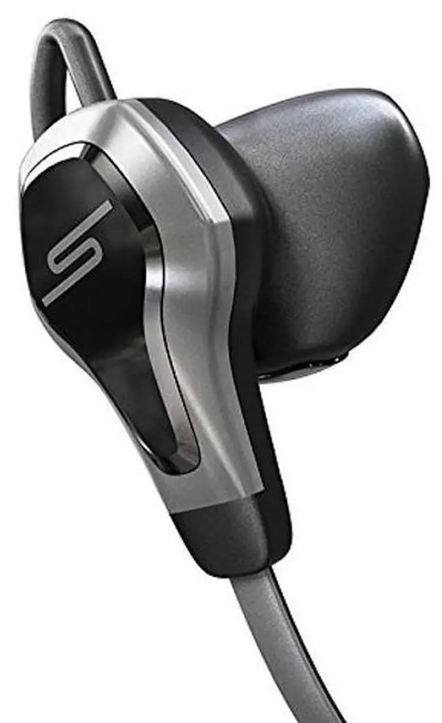 Alt view image 5 of 5 - SMS Audio Bio Sport Biometric Wired in-Ear Headphones with Heart Rate Monitor, Black/Grey