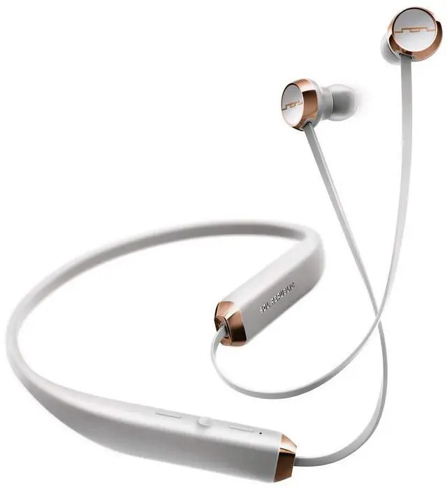 Main image of Sol Republic Shadow Bluetooth Wireless Noise Cancelling Neckband Headphones, Grey/Rose Gold