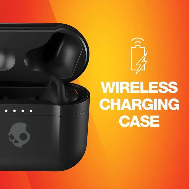 Alt view image 4 of 5 - Skullcandy Indy Fuel In-Ear Wireless Earbuds, Wireless Charging, 30 Hr Battery, Microphone, Works with iPhone Android and Bluetooth Devices - Black