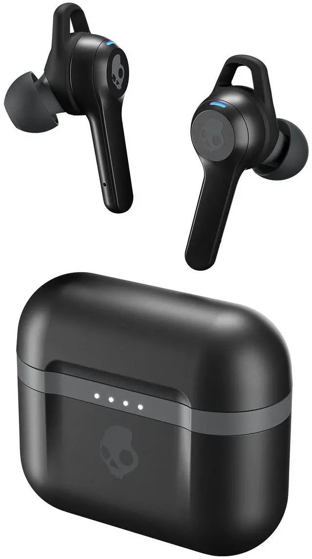 Main image of Skullcandy Indy Evo XT in-Ear Wireless Earbuds, 30 Hr Battery, Microphone, Works with iPhone Android and Bluetooth Devices - Black