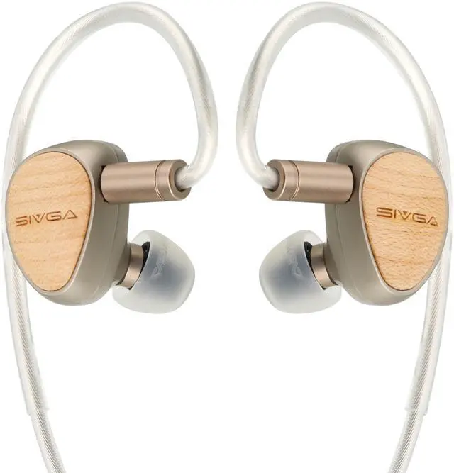 Main image of SIVGA Que 10mm Strong Magnet Beryllium Plated Diaphragm Dynamic Driver Earphone 2 Pin Detachable Cable Zinc Alloy Hi-Fi Sound Quality Wired Earbuds (Without Mic)