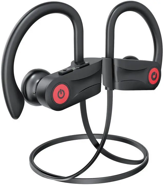 Main image of Boean Bluetooth Headphones, Wireless Headphones with 16 Hours Playtime Bluetooth 5.3 Wireless Earbuds HD Deep Bass Stereo Sound Isolation IPX7 Waterproof Earphones for Workout Running Sports