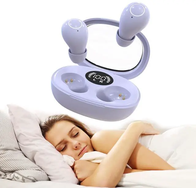 Main image of Xmenha Sleep Earbuds for Sleeping Side Sleepers Friendly Wireless Bluetooth Small Mini Invisible Earbuds for Small Ears Sleep Ear Buds for Sleeping Tiny Discreet Hidden Invisible Headphones for Work