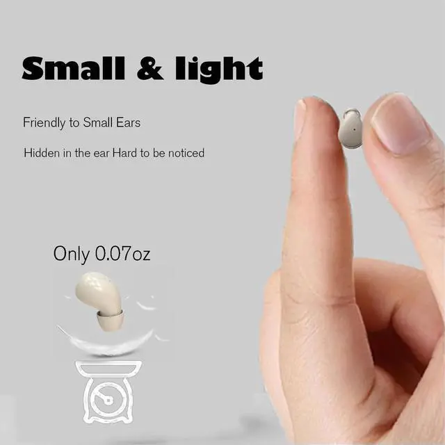 Alt view image 4 of 5 - Xmenha Sleep Earbuds for Sleeping Side Sleepers Friendly Wireless Bluetooth Small Mini Invisible Earbuds for Small Ears Sleep Ear Buds for Sleeping Tiny Discreet Hidden Invisible Headphones for Work