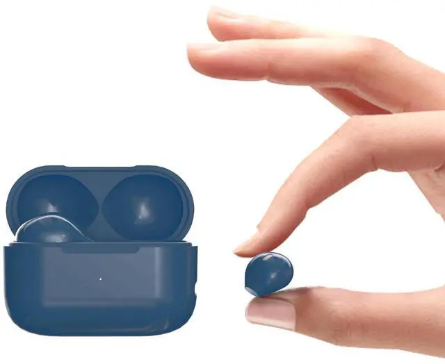 Main image of Invisible Tiny Wireless Earbuds Bluetooth Mini Smallest Wireless Earbuds for Side Sleepers Noise Cancelling Invisible Ear Buds for Sleeping Comfort Mini Sleepbuds Hidden Headphones for Work Blue