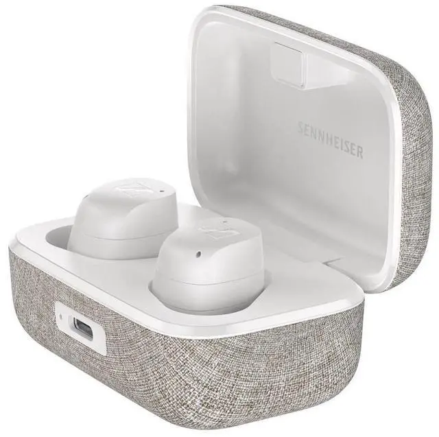 Alt view image 5 of 5 - Sennheiser Consumer Audio MOMENTUM True Wireless 3 Earbuds -Bluetooth In-Ear Headphones for Music and Calls with ANC,Multipoint connectivity,IPX4,Qi charging,28-hour Battery Life Compact Design,White