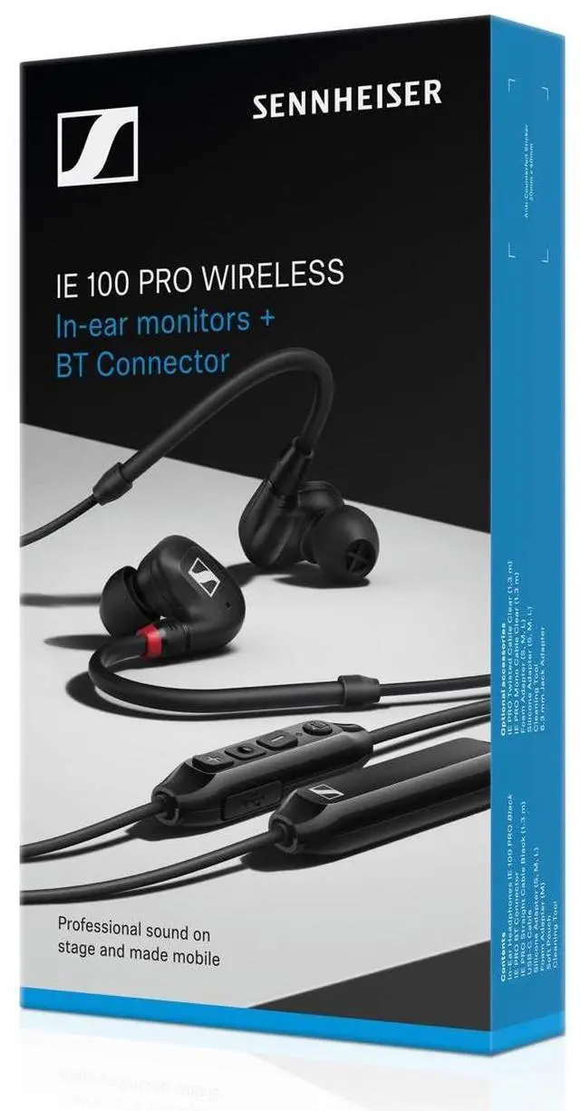 Alt view image 3 of 5 - SENNHEISER In- Ear Audio Monitor, Black, Wireless (509171)