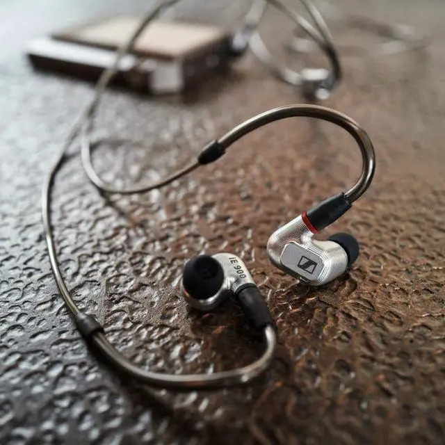 Alt view image 2 of 5 - Sennheiser IE 900 Audiophile in-Ear Monitors - TrueResponse Transducers with X3R Technology for Balanced Sound, Detachable Cable with Flexible Ear Hooks, Includes Balanced Cables, 2-Year Warranty