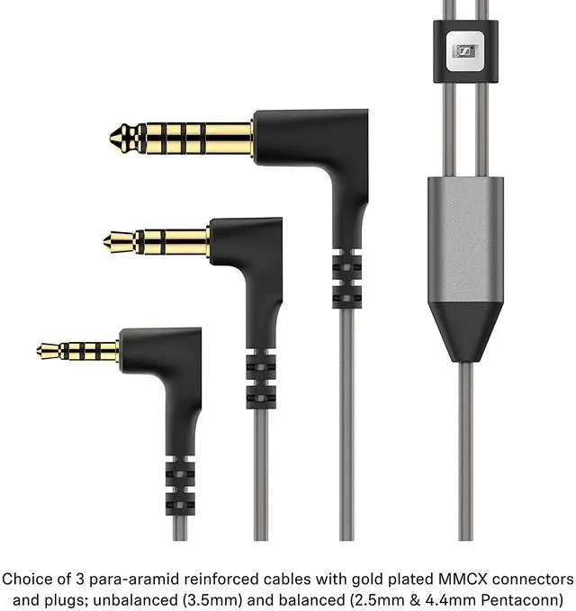 Alt view image 5 of 5 - Sennheiser IE 900 Audiophile in-Ear Monitors - TrueResponse Transducers with X3R Technology for Balanced Sound, Detachable Cable with Flexible Ear Hooks, Includes Balanced Cables, 2-Year Warranty