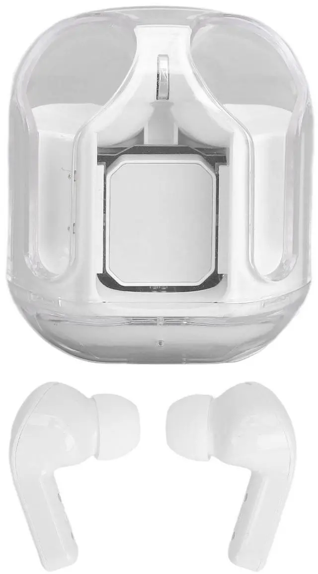 Main image of Earbuds , HiFi Stereo Running Headphones with Dual LED Display, 30Hrs Playtime, Built in Mic, Type C,Earphones with Earhooks, for Sport, Rose Gold (Plastic)