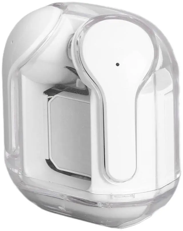 Alt view image 5 of 5 - Earbuds , HiFi Stereo Running Headphones with Dual LED Display, 30Hrs Playtime, Built in Mic, Type C,Earphones with Earhooks, for Sport, Rose Gold (Plastic)