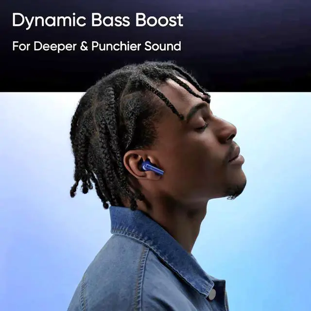 Alt view image 4 of 5 - realme Buds Air 5 Truly Wireless in-Ear Earbuds with 50dB ANC, 12.4mm Mega Titanized Dynamic Bass Driver, Upto 38Hrs Battery with Fast Charging & 45ms Ultra-Low Latency for Gaming - (White)