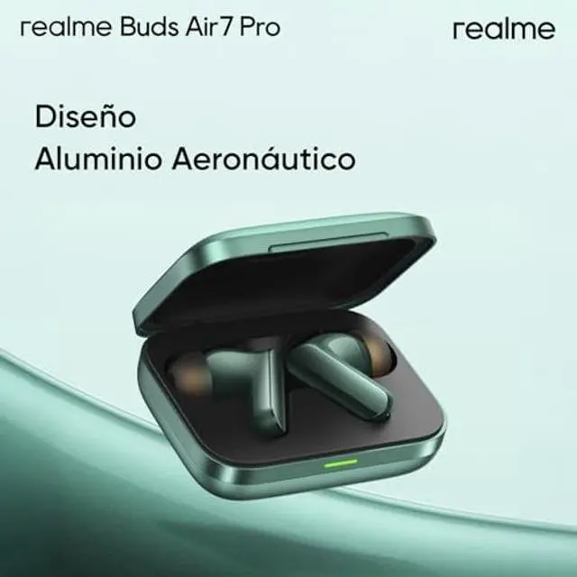 Alt view image 4 of 5 - realme Buds Air 7 Pro with Ai Live Translation, 11mm+6mm Dual-dac Driver, 48 Hrs Playtime, 53 dB ANC, LHDC, 45Ms Low Latency, 360° Spatial Audio, IP55 Dust & Water Resistant, BT 5.4 - (Grey)