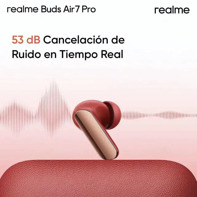 Alt view image 5 of 5 - realme Buds Air 7 Pro with Ai Live Translation, 11mm+6mm Dual-dac Driver, 48 Hrs Playtime, 53 dB ANC, LHDC, 45Ms Low Latency, 360° Spatial Audio, IP55 Dust & Water Resistant, BT 5.4 - (Grey)