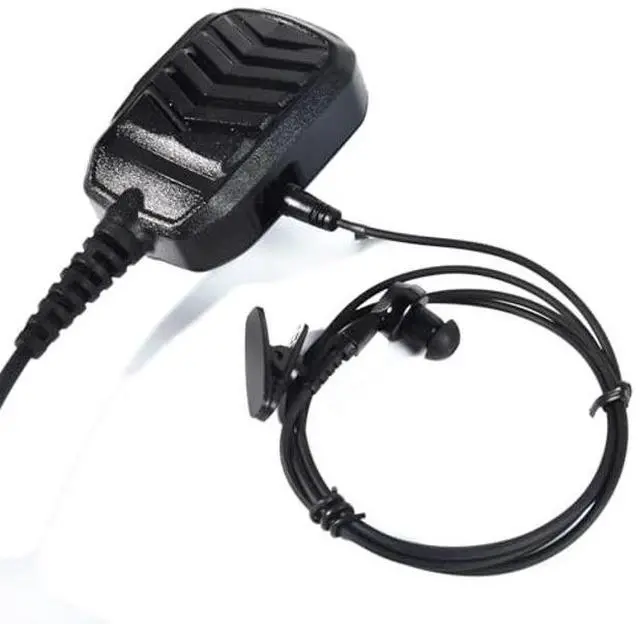 Alt view image 4 of 5 - YNIBST 3.5mm Listen/Receive Only Earpiece Surveillance Headset in-Ear Earbud for Two-Way Radios, Transceivers and Radio Speaker Mics Jacks (2-Pack)