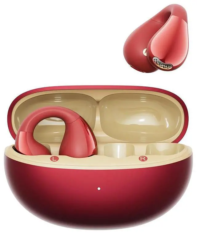 Main image of QCY Crossky C30S Open Ear Earbuds, Ultra-Comfort Clip On Ear Buds Wireless Bluetooth 6.0, LDAC Hi-Res Audio, Deep Bass, 40H Playtime, Fast Charging, IPX5 Waterproof Sports/Running Earphones