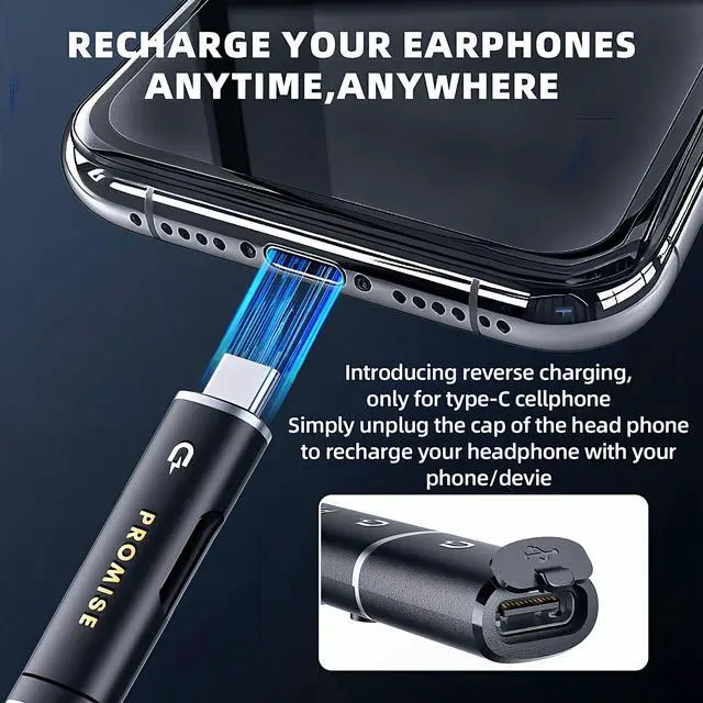 Alt view image 2 of 5 - A12 Neckband Bluetooth 5.3 Earbuds - 60H Playtime, Built-in OTG Fast Charger, Lightweight Memory Steel, Type-C Adapter, Noise-Isolating Earphones for Sports, Gaming & Calls