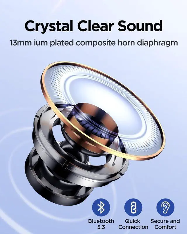 Alt view image 5 of 5 - PISEN Wireless Earbuds in-Ear Headphones & Mag-Safe Portable Power Bank, Bluetooth 5.3 Deep Bass Hi-Fi Stereo Ear Buds & 10000mAh Wireless Foldable Charger 30W PD Fast Charging Magnetic, White