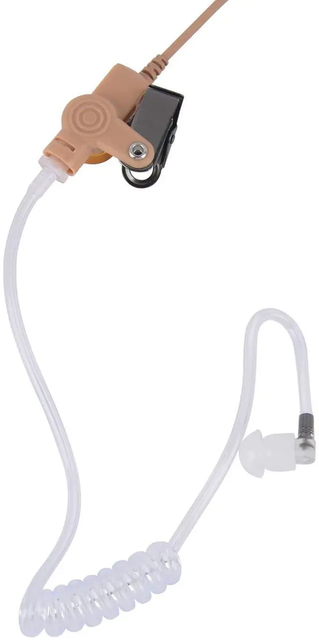 Alt view image 5 of 5 - Pdflie IFB Earpiece 3.5mm in Ears Broadcast Communication Headset Anchor Ear Piece Broadcaster in-Ear Professional Earset for iPhone Android Telex Lecstronics Clear-Com (Skin Color,1/4" Connector)