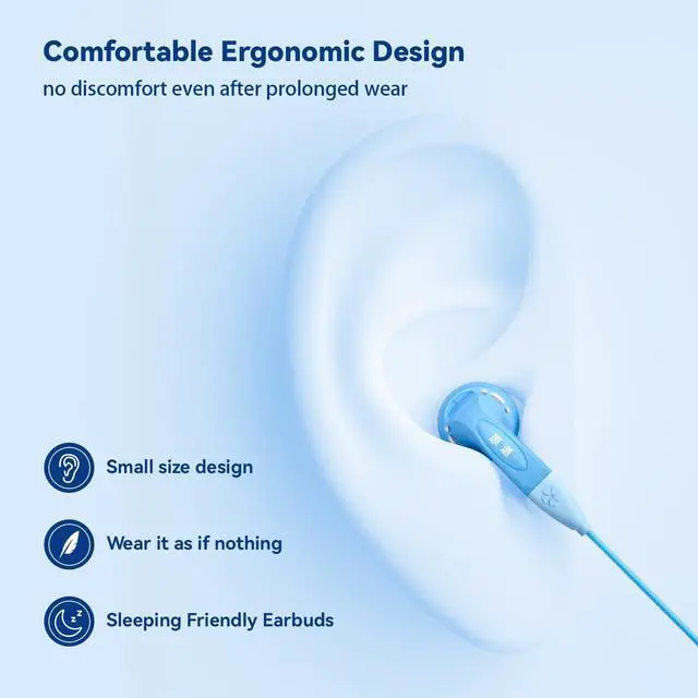 Alt view image 4 of 5 - NICEHCK YDSmall Small Size Flathead Audiophile Wired Earbud, HiFi Sound 3.5mm Jack in Ear Headphones with Microphone Wire Earphone for DAP/iPod/Android/PS5 Game Console/PC/Tablet/Laptop/Xbox(Black)