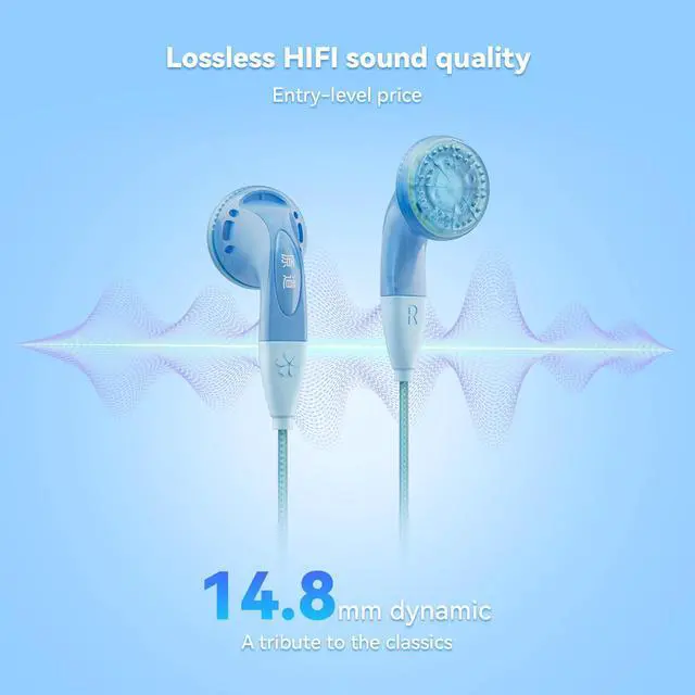 Alt view image 5 of 5 - NICEHCK YDSmall Small Size Flathead Audiophile Wired Earbud, HiFi Sound 3.5mm Jack in Ear Headphones with Microphone Wire Earphone for DAP/iPod/Android/PS5 Game Console/PC/Tablet/Laptop/Xbox(Black)